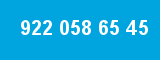 922 058 65 45